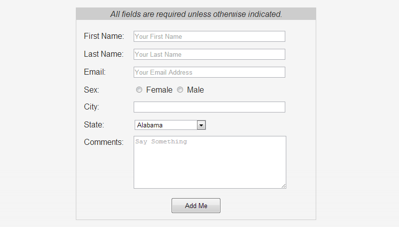 The Obligatory CRUD Demo
